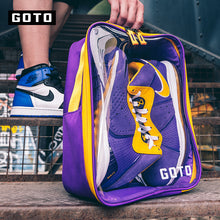 Load image into Gallery viewer, GOTO Mamba Color Sneaker Bag Shoe Storage Bag Black Gym Bag Travel Bag
